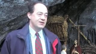 Crèche à la Grotte de Lourdes