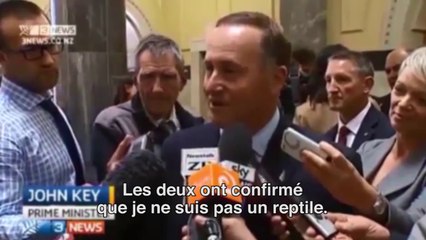 Premier ministre Néo-Zélandais : "Je ne suis pas un reptile"