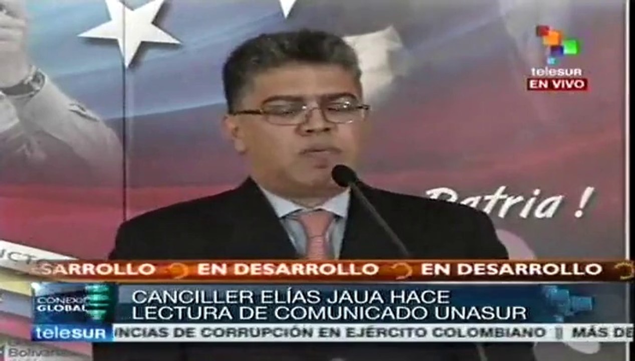 Venezuela no acepta amenazas de fuerza alguna en el mundo: Elías Jaua