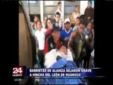 Barristas de Alianza Lima dejaron grave a hincha del León de Huánuco