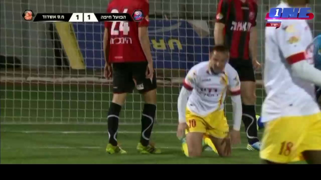 ליגת העל עונת 13/14 מחזור 22 : הפועל חיפה Vs מ.ס אשדוד (1-1)