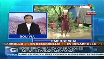 Aumenta estado boliviano ayuda a damnificados por inundaciones
