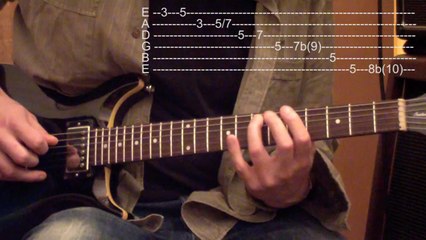 ▶ Blues Rock Lick 2