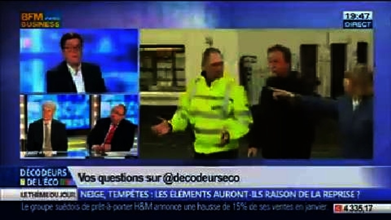 Les intempéries ont-elles un impact sur l'économie ?, dans Les Décodeurs de l'éco - 17/02 3/5