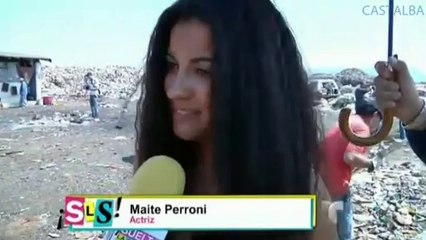 Maite Perroni feliz de compartir con gente humilde