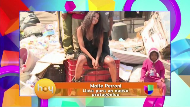 Maite Perroni se convirtio en ''La Gata'' (HOY)