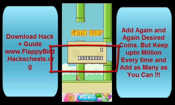 How to DOWNLOAD Flappy Bird Cheats HACKS for UNLIMITED HIGH SCORE - iOs/Android CHEAT