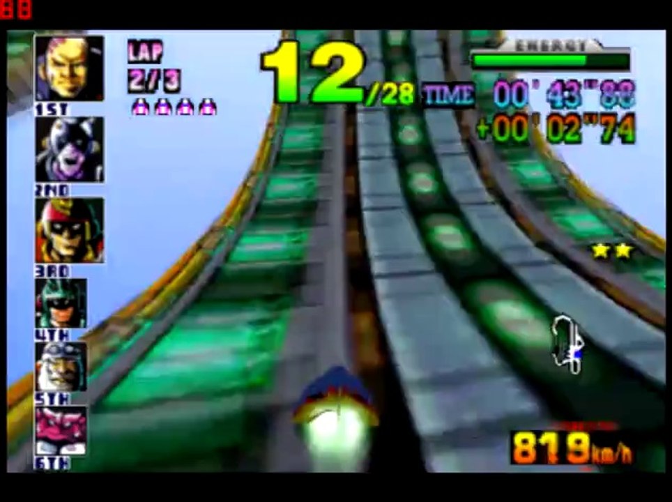 Dépoussièrons la N64 : F-zero X 2nd Boost