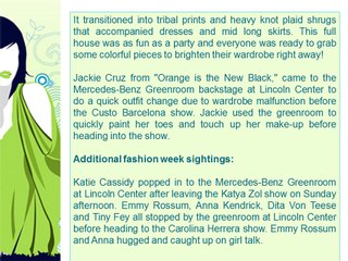 Newport International Group Runway, on the scene: Custo Barcelona Fall 2014 presentation