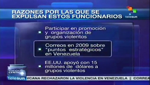Razones por las que Venezuela expulsó a funcionarios de EE.UU.