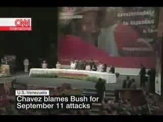 Hugo Chavez Says 9/11 was an Inside Job