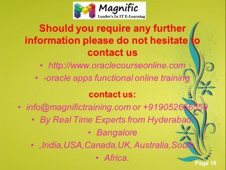 oracle apps financial online training in india