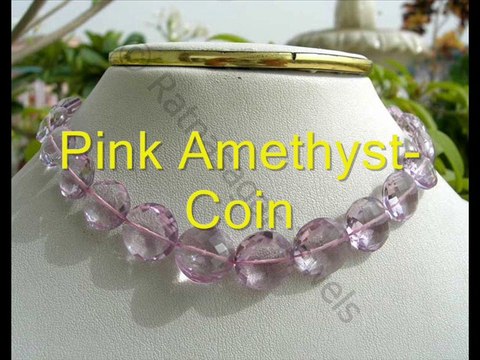 Pink Amethyst GemStone Beads