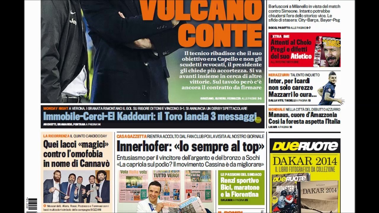 Rassegna Stampa 18  02 14