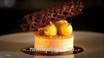 Croustille Noisette Sabayon Glacé Caramel à la nacre de sel par Pascal Pochon