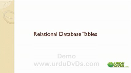 13. Advance php in Urdu - Understanding Relational database
