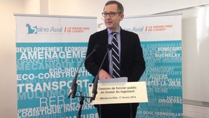 Discours Alain Quinet DG RFF  -  signature du protocole de cession d’un terrain ferroviaire à Mantes-Université