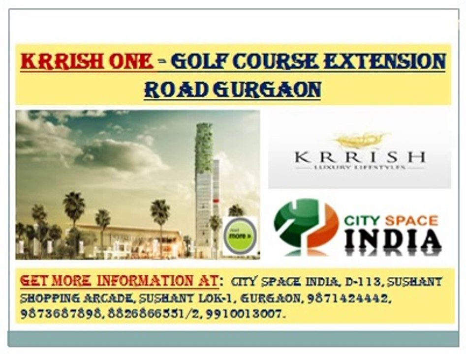 Retail shops in krrish one sector 66@~9873687898~@soft launch gurgaon