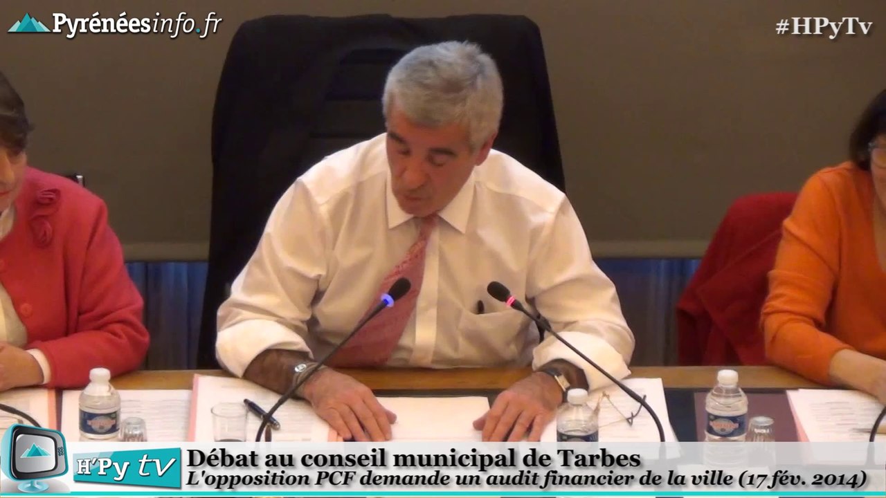 [TARBES] Conseil municipal L'opposition demande un audit (17 février 2014)