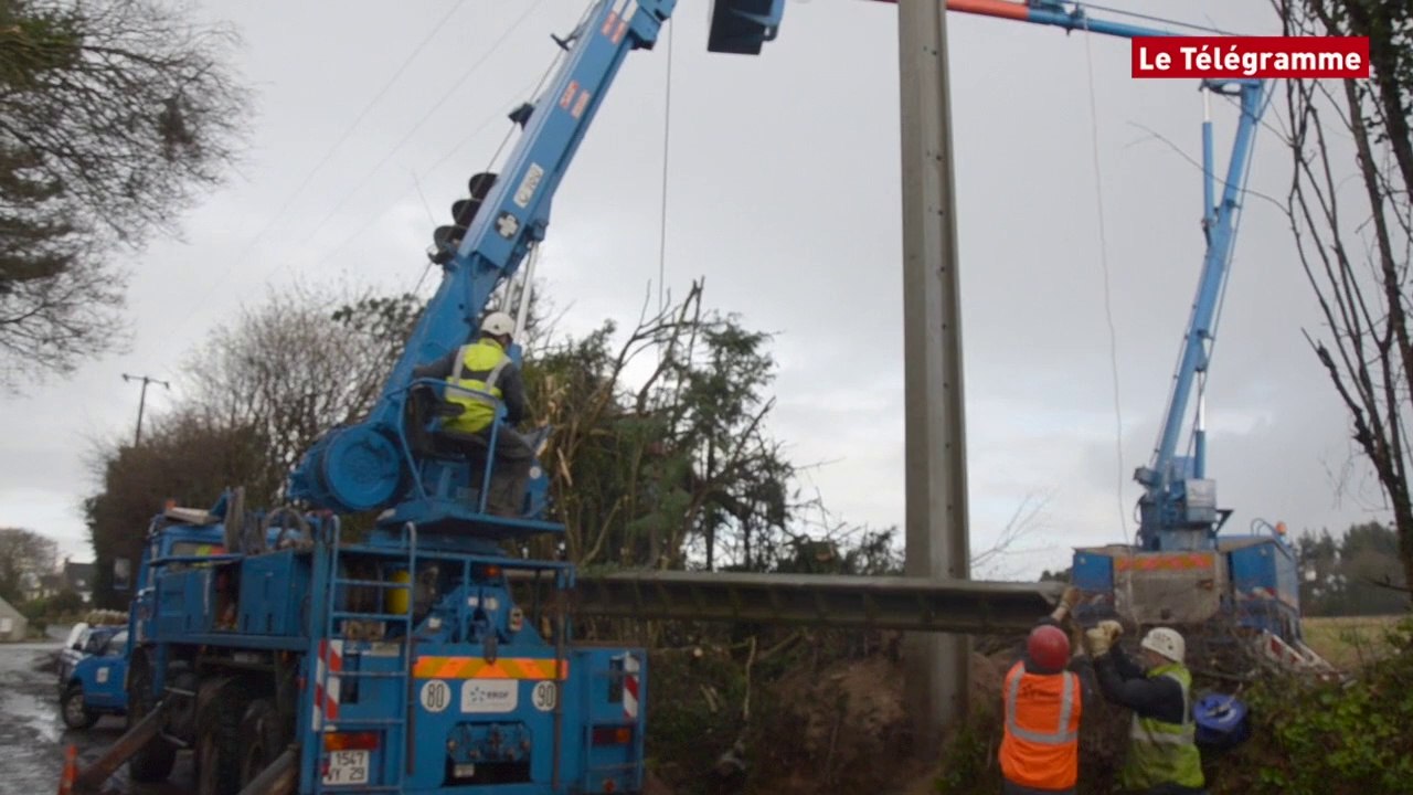 Tempête Ulla. Le réseau électrique se rétablit dans le Pays de Landerneau