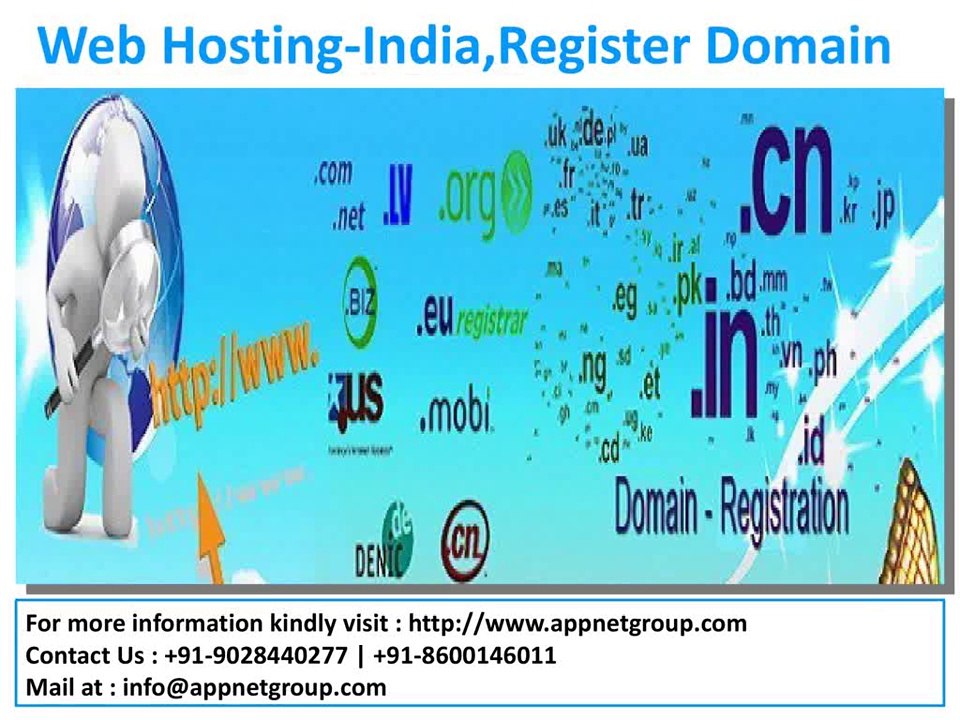 Web Hosting-India,Domain Name Registration,Register Domain