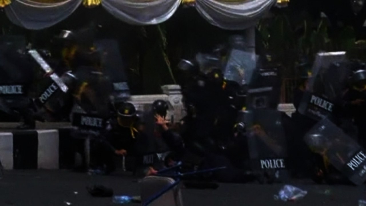 Casualties in Thai protest crackdown