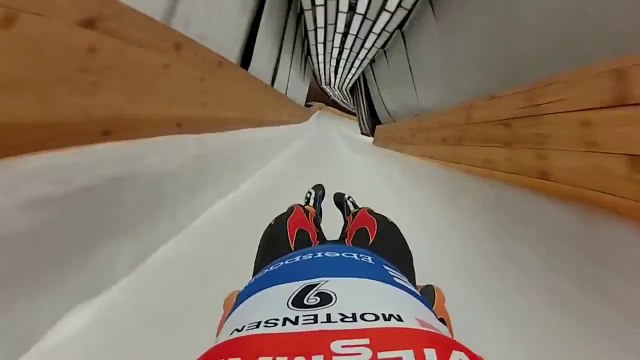 Caméra embarquée en Luge... Vitesse, frissons et adrénaline garanti!