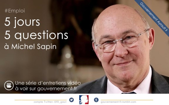Comment gagner la bataille pour l'emploi? 5J5Q avec Michel Sapin, ep3