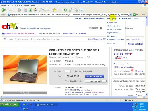 Comment acheter et vendre sur eBay - Formation Windows XP Français - 6.10a Internet