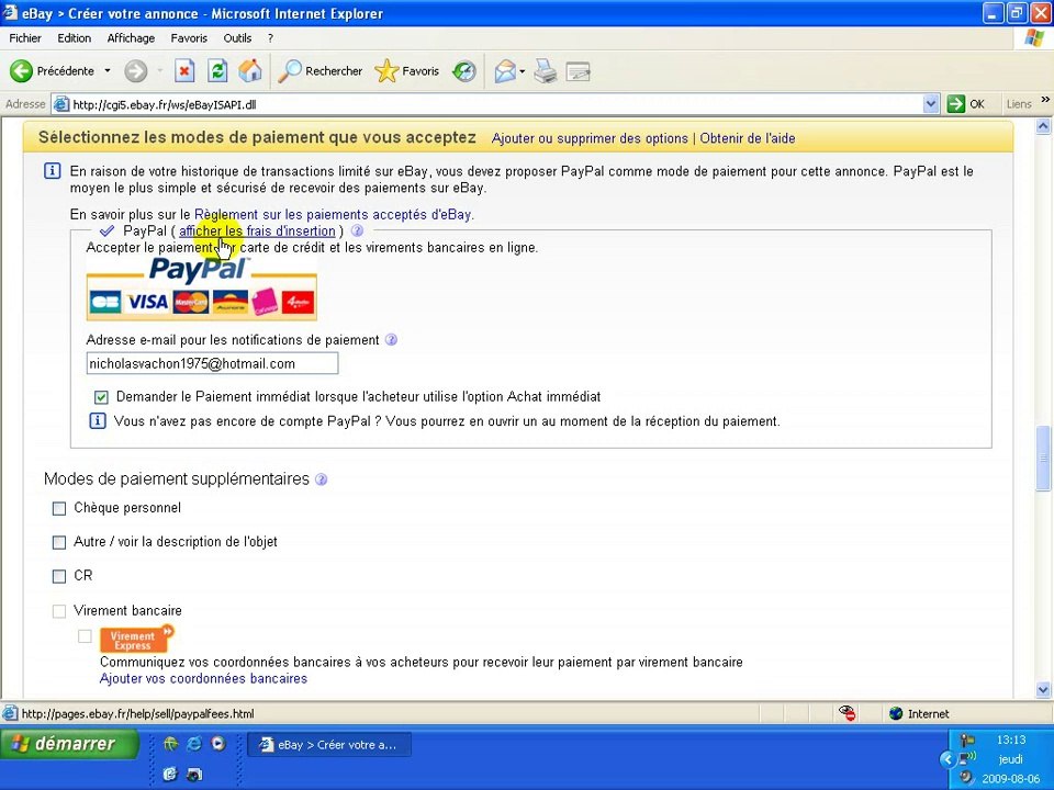 Comment acheter et vendre sur eBay - Formation Windows XP Français - 6.10b Internet