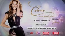 Céline Dion... Une seule fois.
