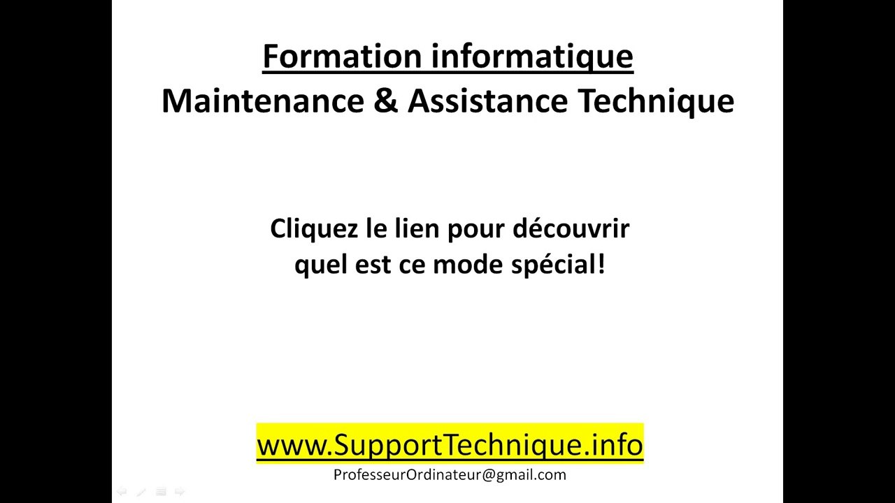Maintenance #8 Balayages automatiques - Maintenance informatique, soutien et support technique