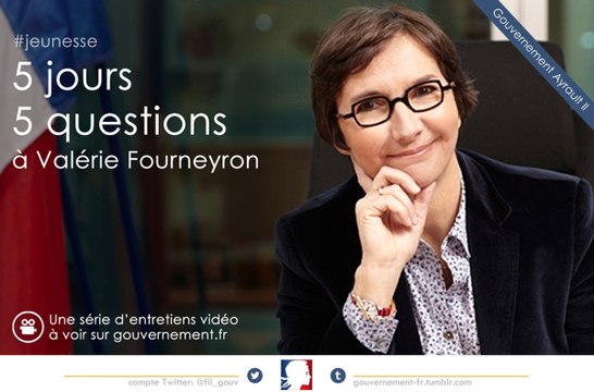 Quel rôle joue votre ministère dans la mise en oeuvre de la réforme des rythmes éducatifs? 5J5Q avec Valérie Fourneyron, ep1