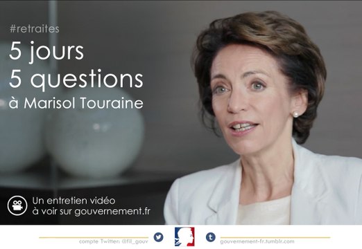 Pourquoi engager une nouvelle réforme des retraites? 5J5Q avec Marisol Touraine, ep1