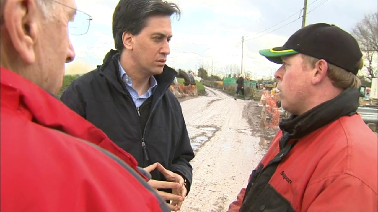 Miliband: Quicker insurance payouts to flood victims needed