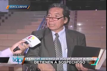 Interrogan a sospechoso de participar en asesinato de Carlos Burgos hijo