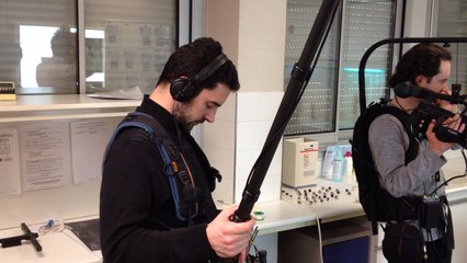 L'émission On n'est pas que des cobayes en tournage au Centre de l'Arche