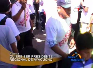 En Huanta, el ex comandante general del ejército Edwin Donayre confirma  que será candidato a la presidencia del gobierno regional de Ayacucho.