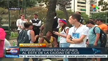 Antichavistas cierran calles para exigir renuncia a pdte. Maduro