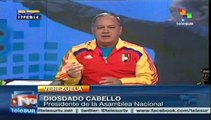 Caracas es territorio de paz, no entrarán desestabilizadores: Diosdado