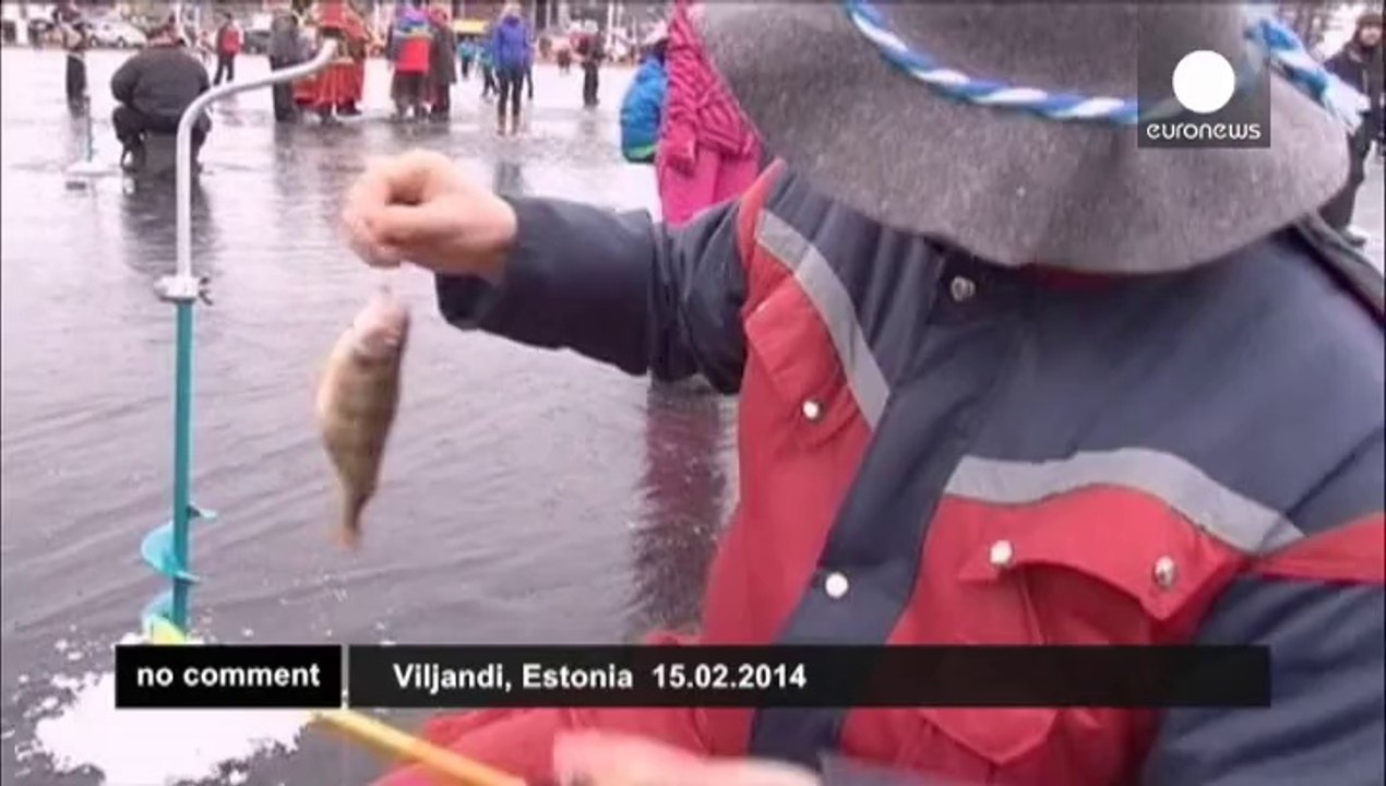 Estonie :  les pêcheurs rêvent du gros lot  au "Golden Fish" festival