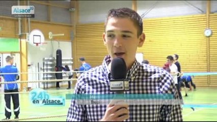 Hervé, champion du monde junior de boxe française
