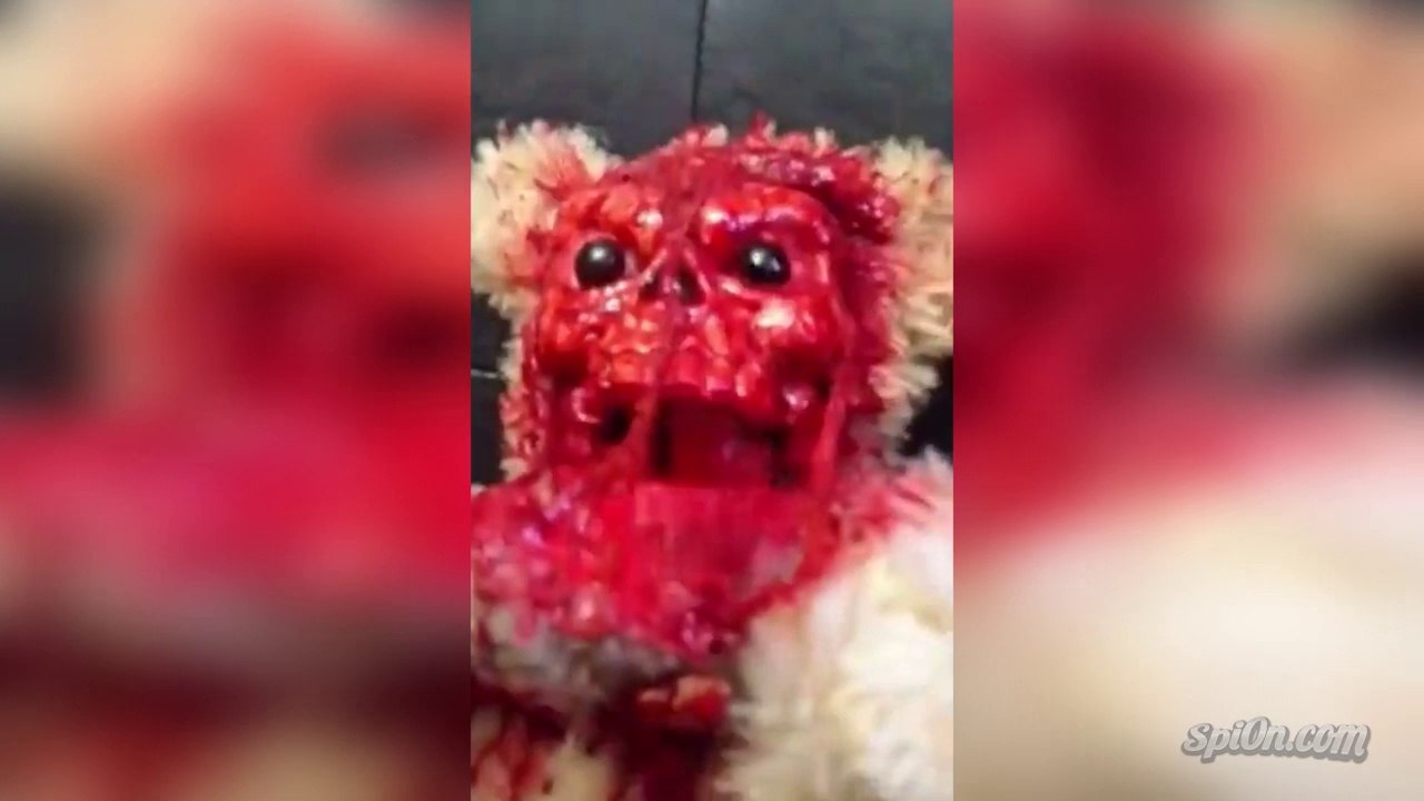 Peluche Peek-a-boo version horreur