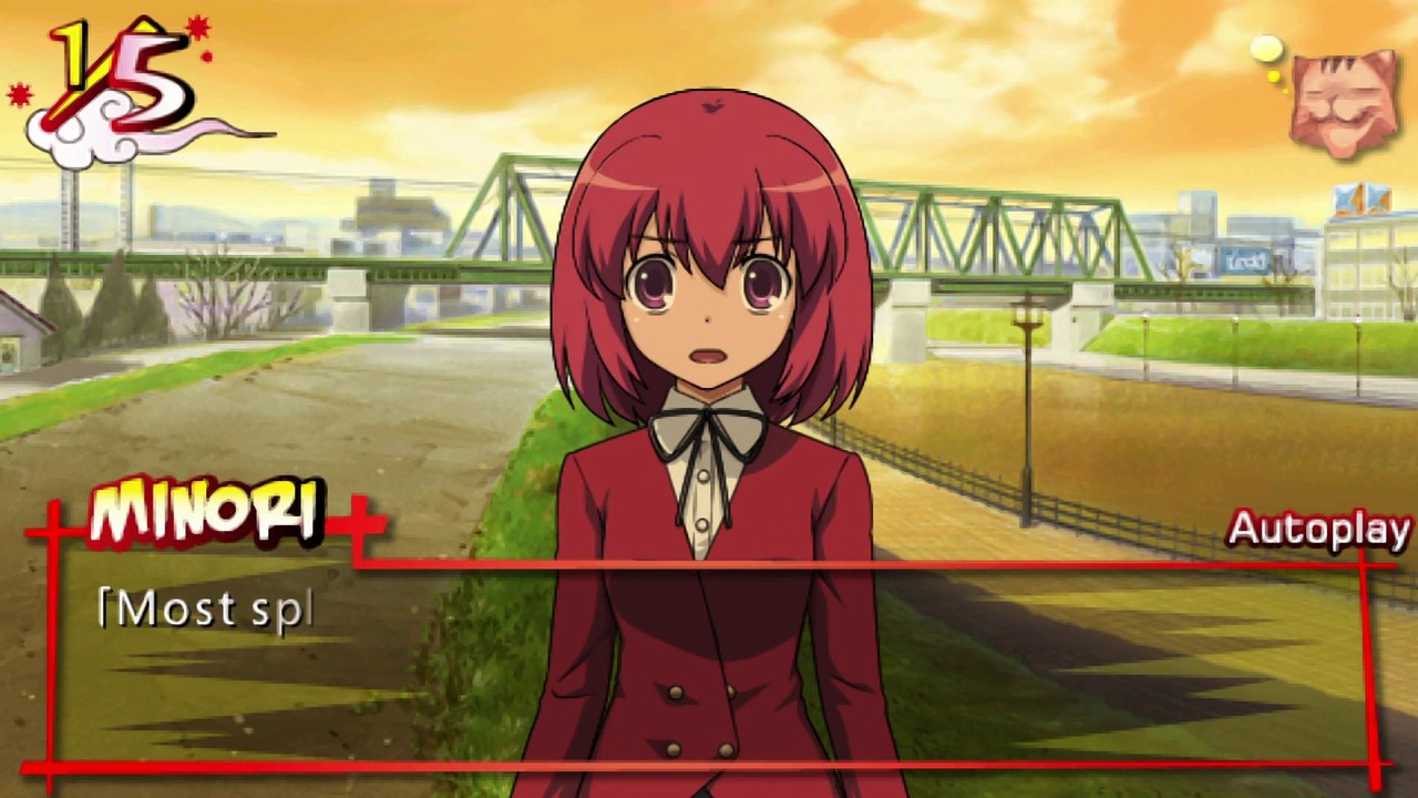 Toradora Portable Walkthrough part 14 Taiga True End [HD 1080p] (PSP)