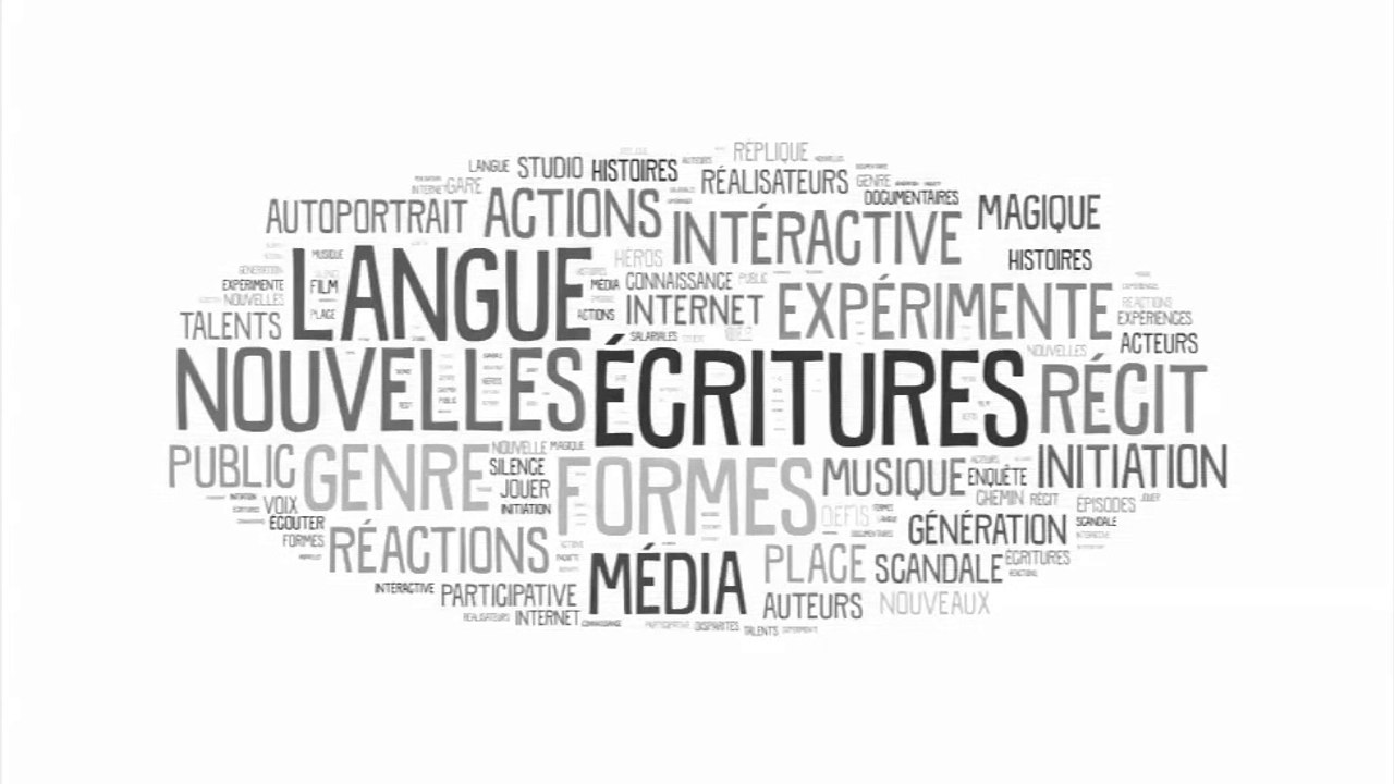 Bande-annonce Nouvelles écritures FTV