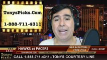 Indiana Pacers vs. Atlanta Hawks Pick Prediction NBA Pro Basketball Odds Preview 2-18-2014
