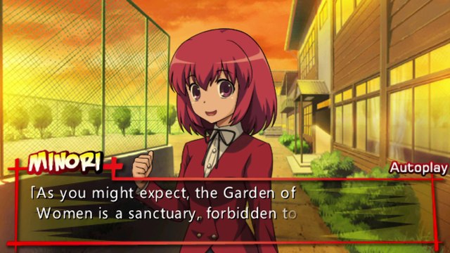 Toradora Portable Walkthrough part 15 Minori True End [HD 1080p] (PSP)