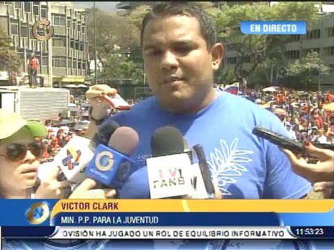 Ministro Clark: Dispositivo se seguridad ha garantizado que no haya confrontaciones