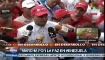 Miles de trabajadores respaldan al presidente Nicolás Maduro