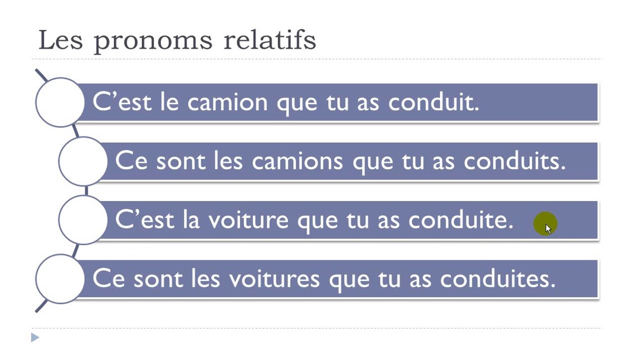 Learn French #Unit 8 #Lesson M = Les pronoms relatifs